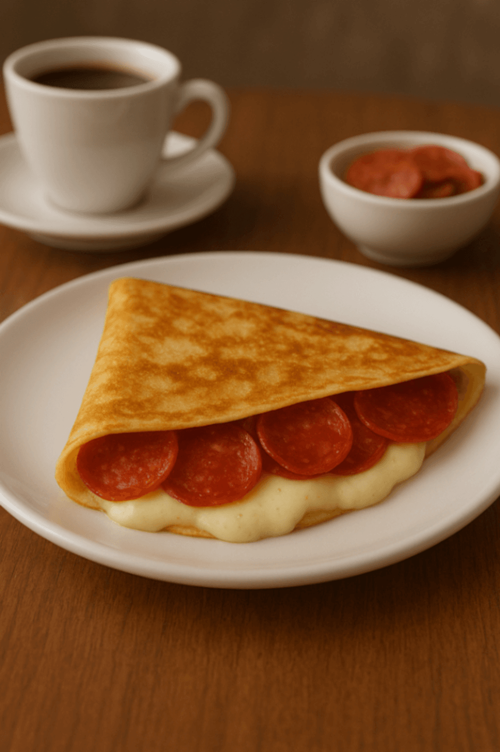 Q. MOZARELLA + PEPERONNI (CREPA SALADA)