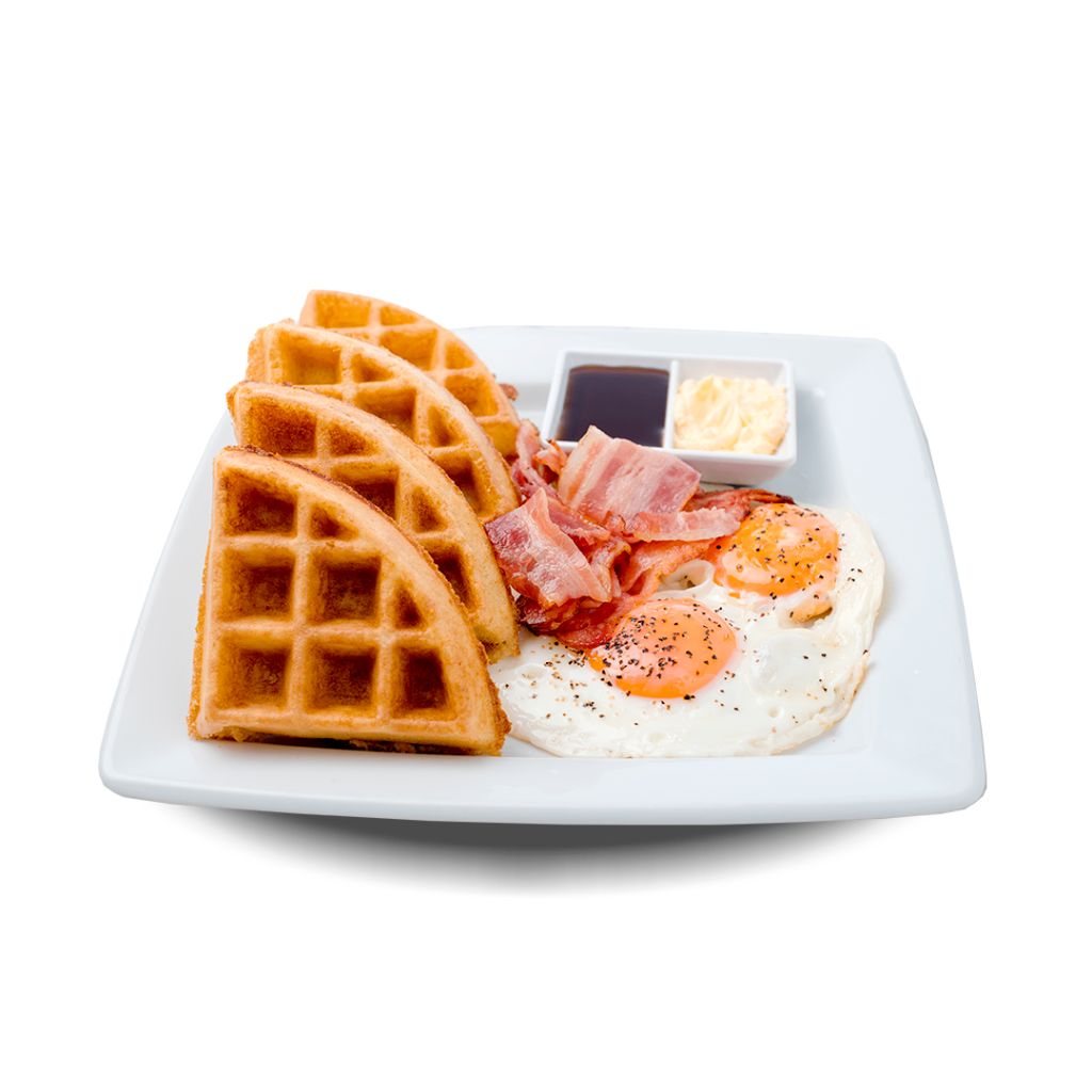 Waffle con Huevos