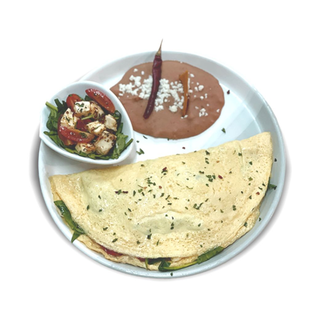 Omelette de Espinaca