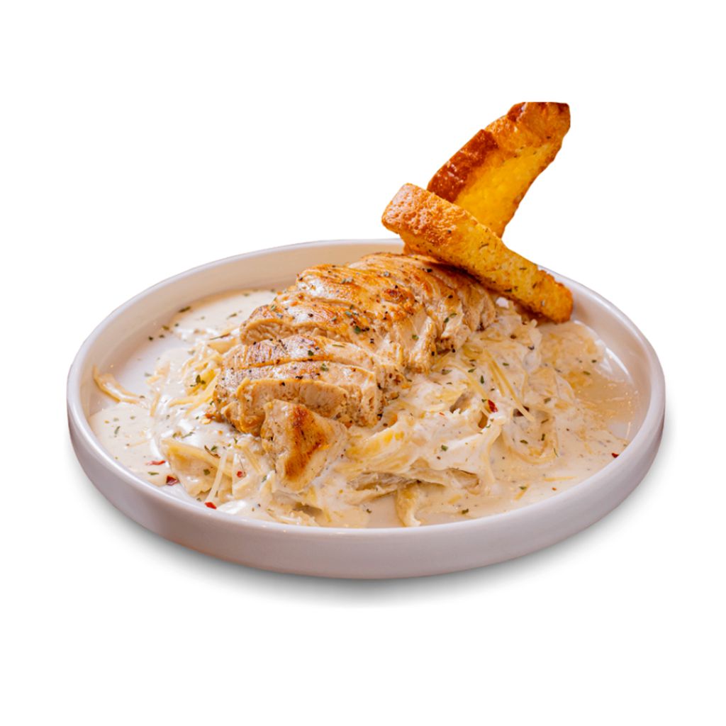 Fettuccine Alfredo con Pollo
