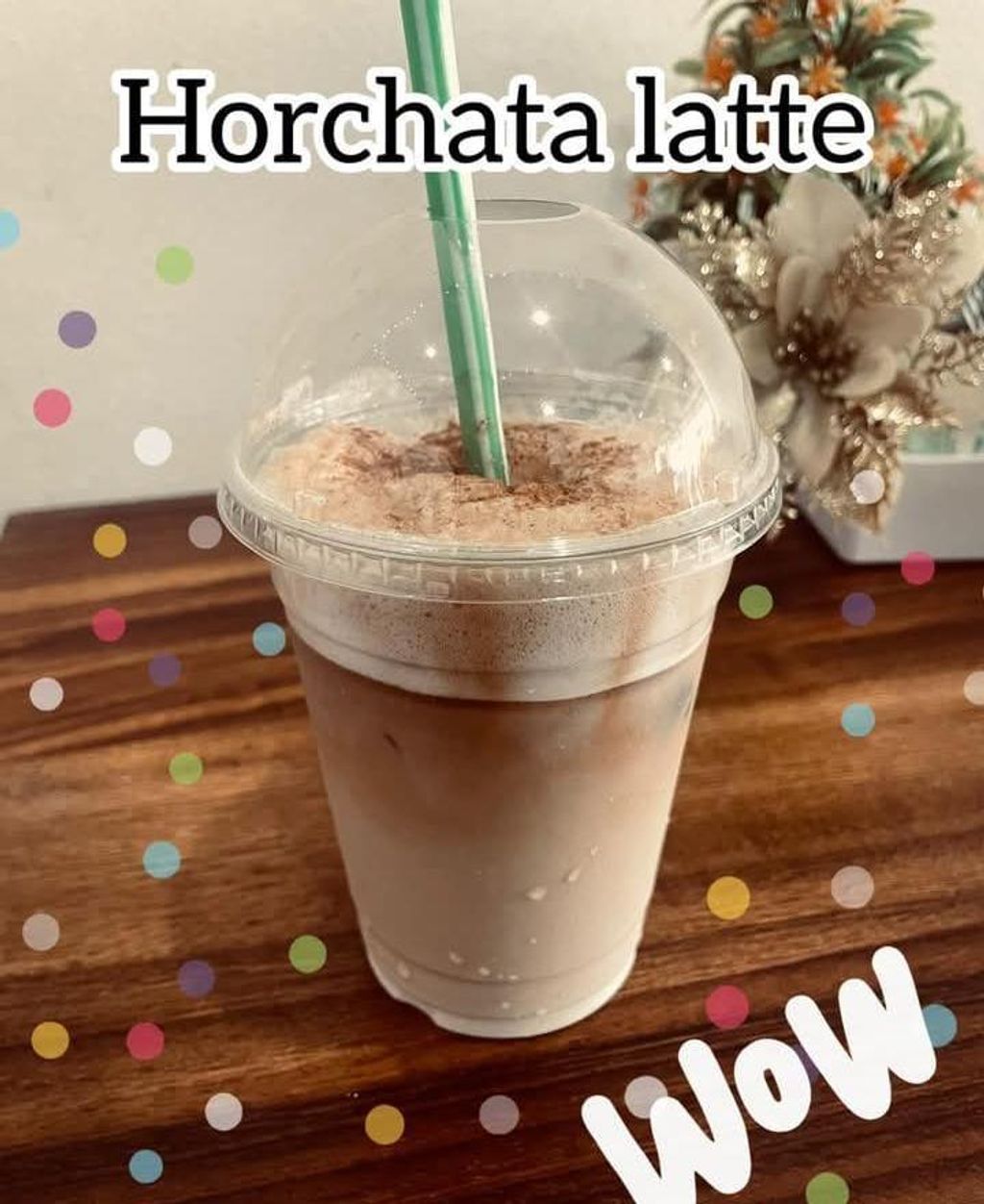 Horchata latte