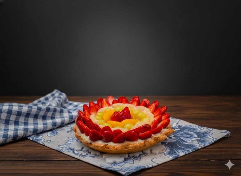 Tartaleta de crema pastelera mediana