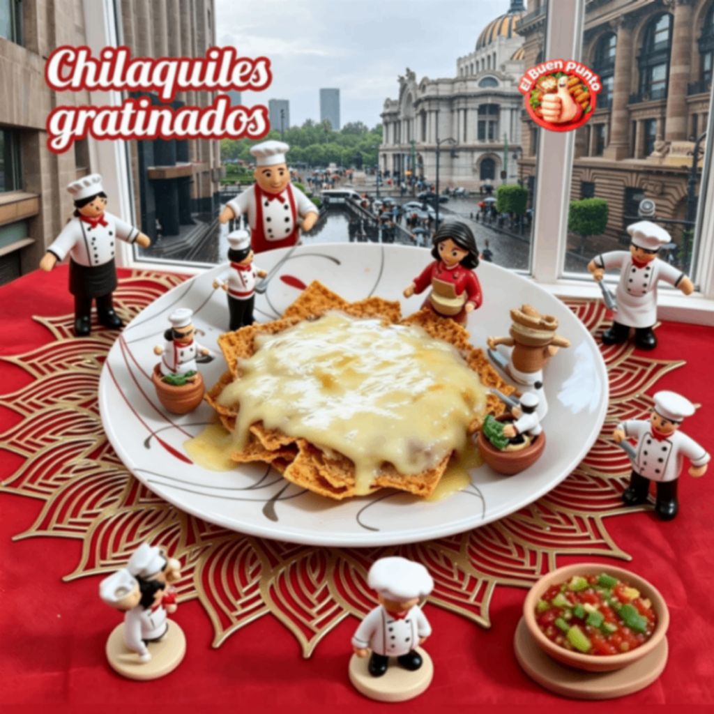 Chilaquiles gratinados