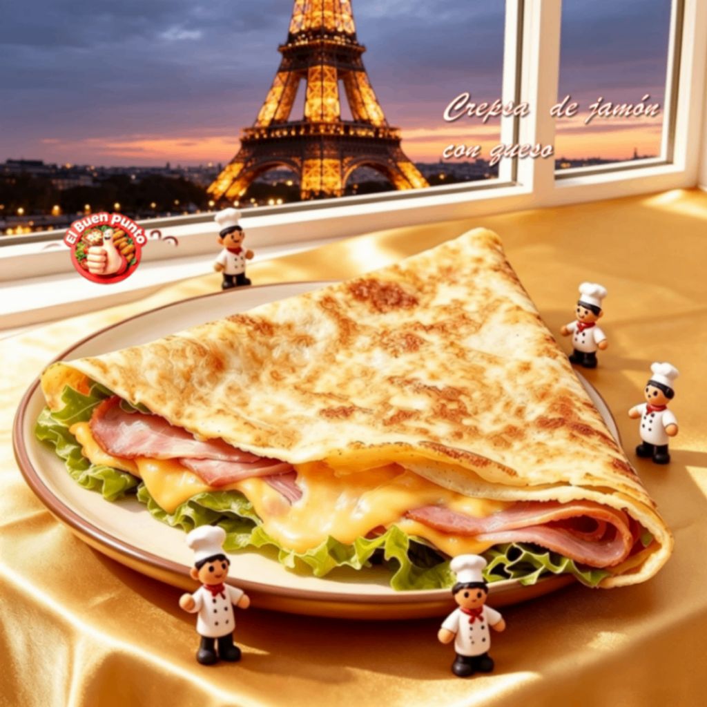 Crepa de Jamón y Queso
