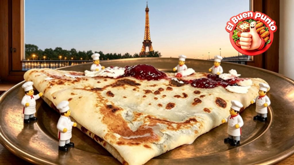 Crepa de zarzamora y queso crema