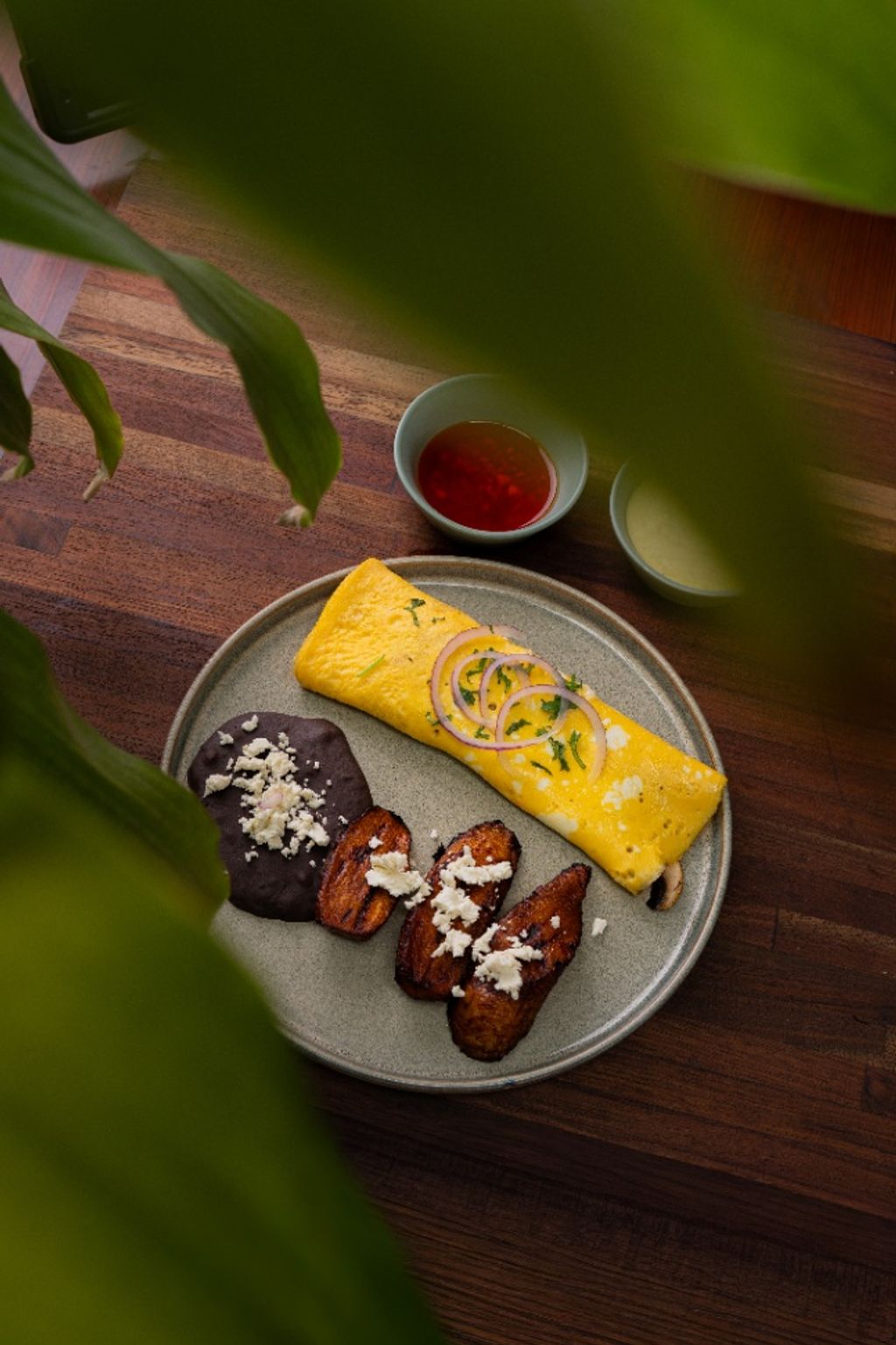 Omelette de Espinacas o Champiñones