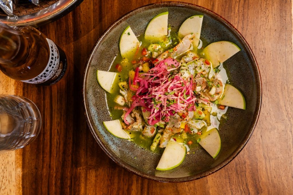 AGUACHILE VERDE DE CAMARON Y MANZANA