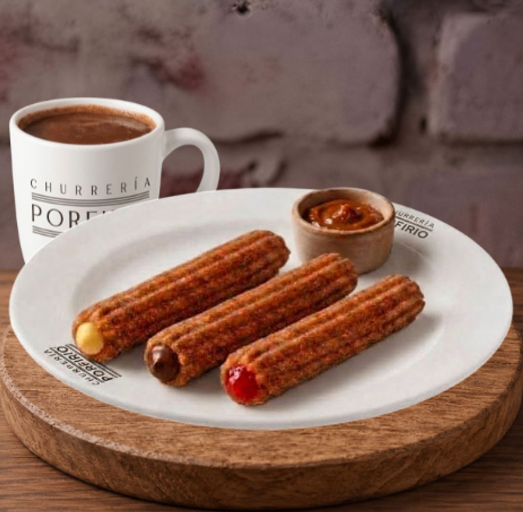 Churros rellenos 3Pz