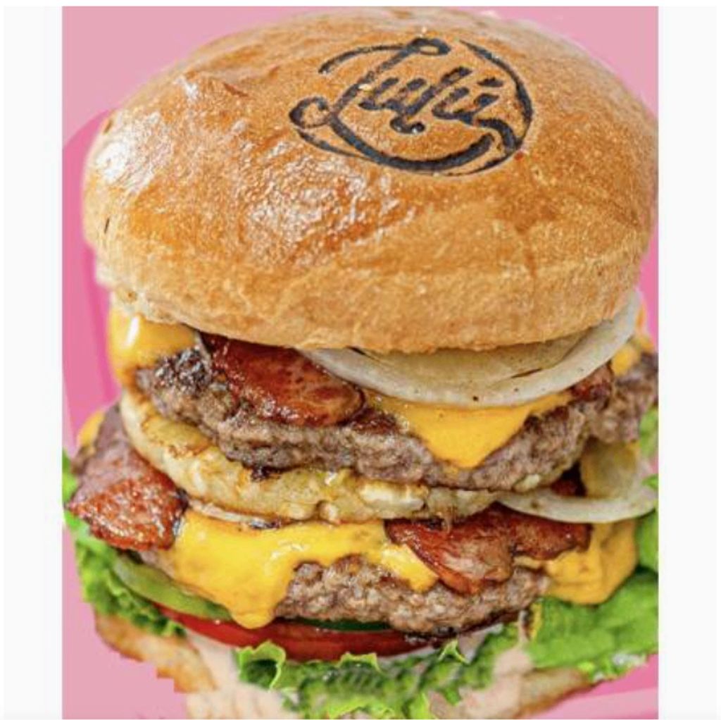 Burger doble Hawaiana