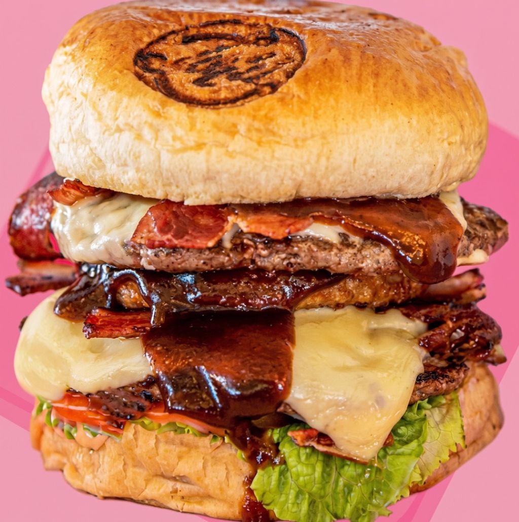 Burger doble BBQ