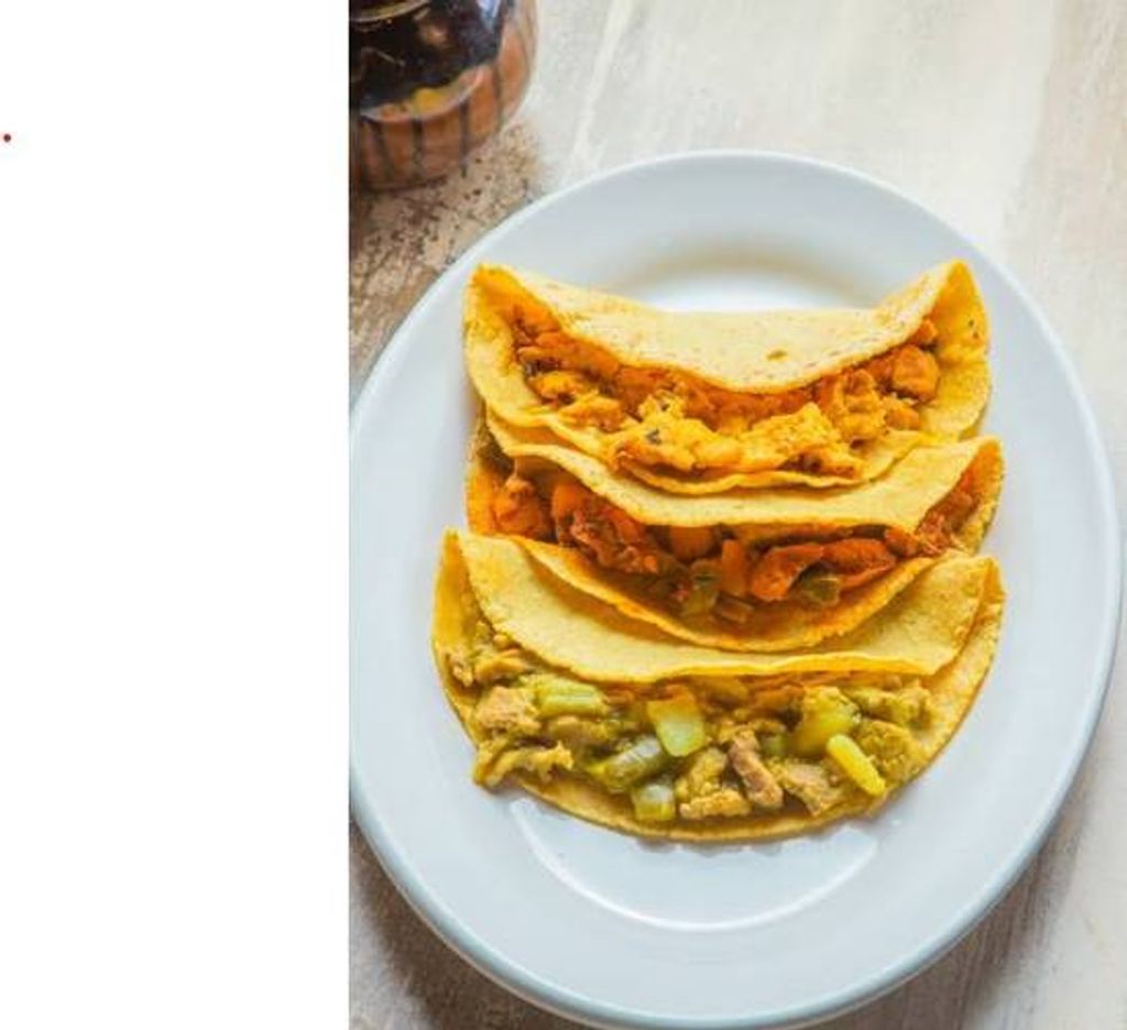 Taco de guiso en Santiago de Querétaro