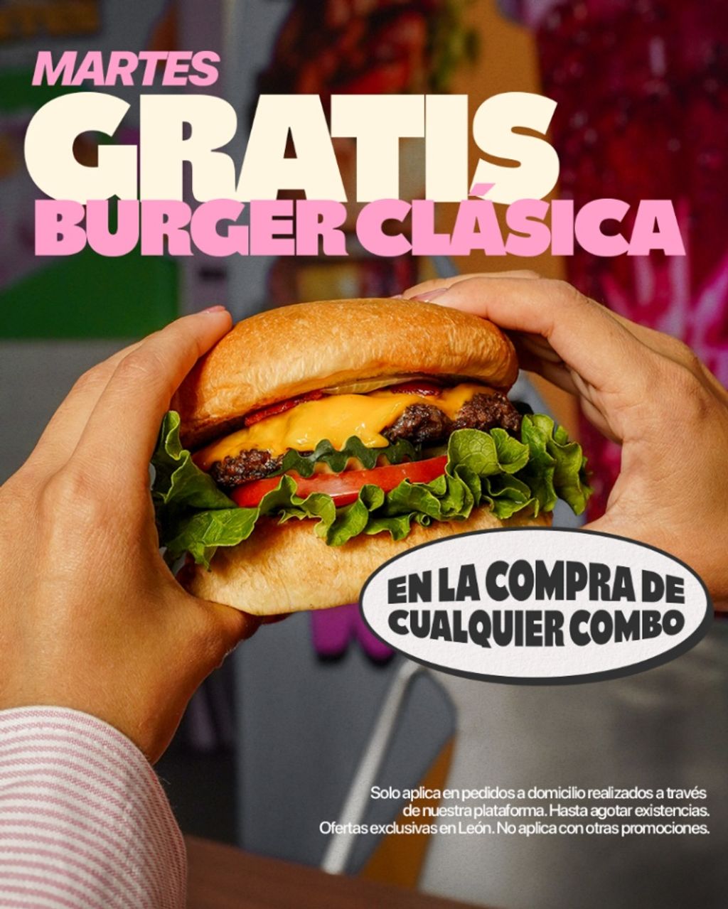 COMBO + BURGER CLASICA GRATIS
