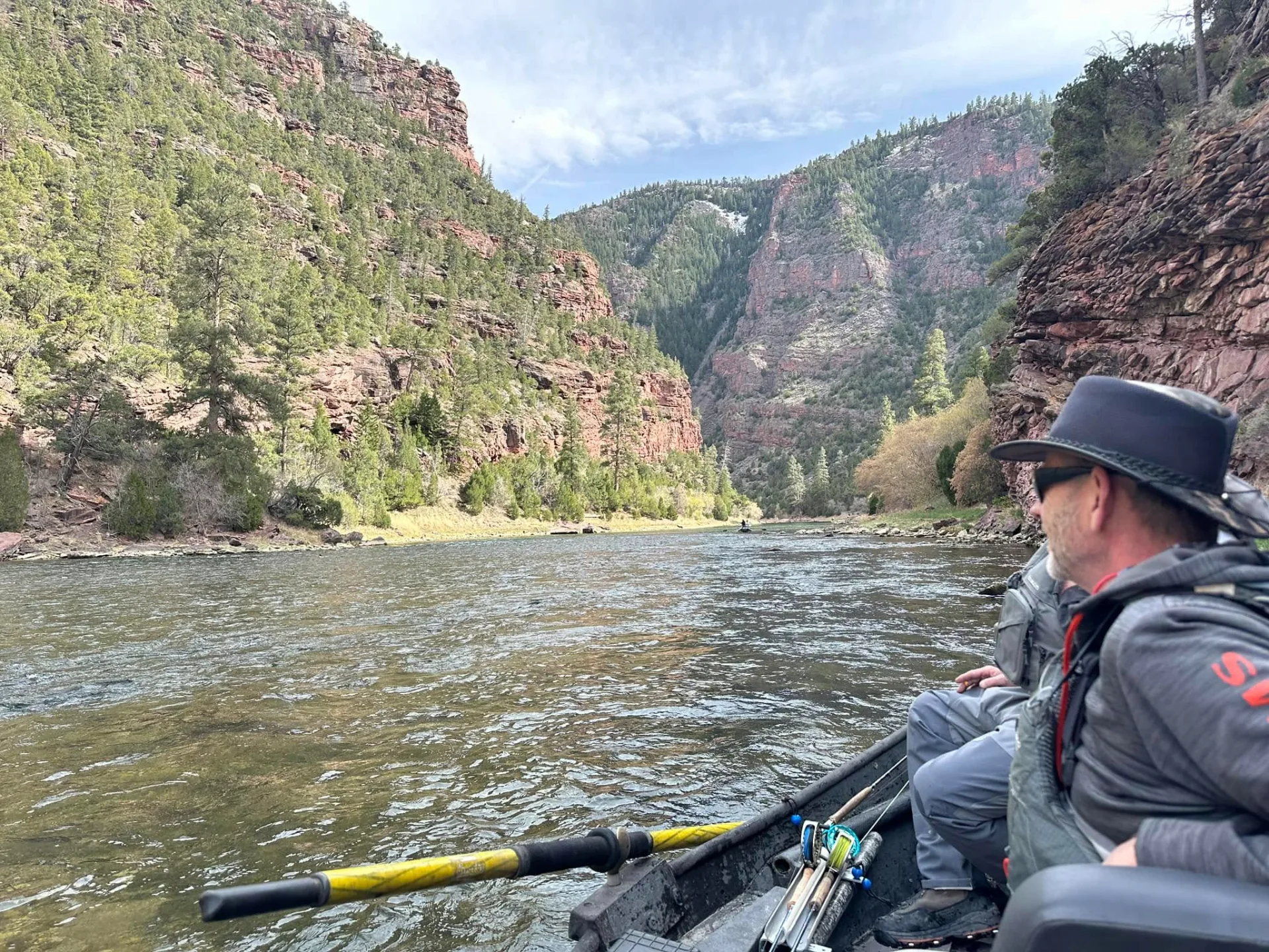 floating down the green river A section in Utah