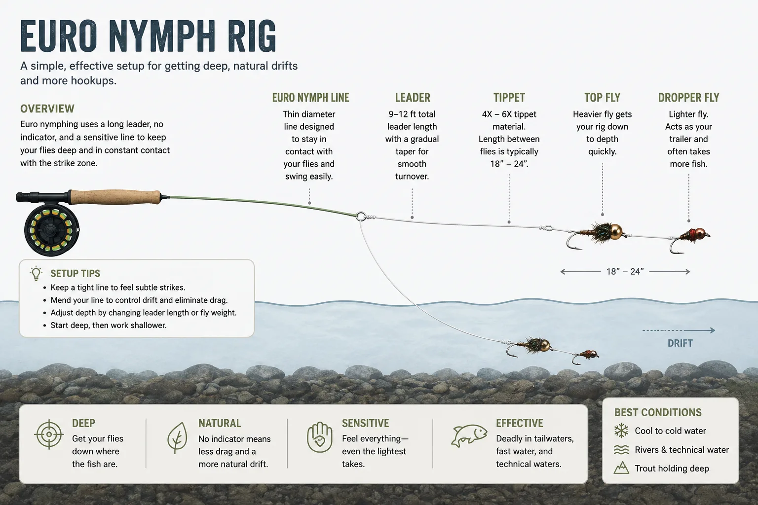 Euro Nymph Rig