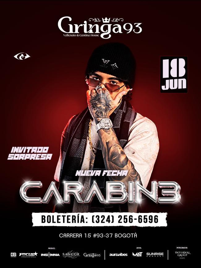 CARABIN3 EN VIVO BOGOTA