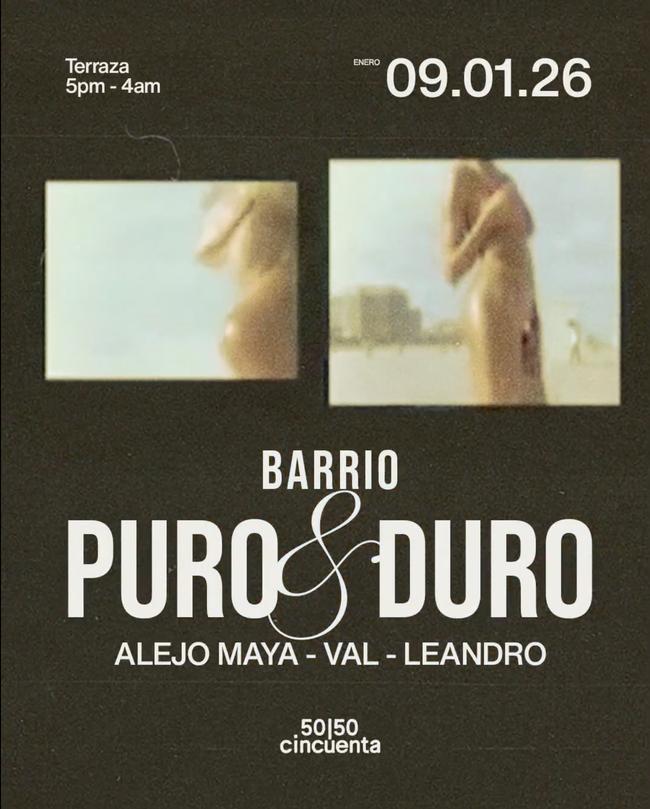 Barrio Puro & Duro | Viernes 9 Dic Terraza