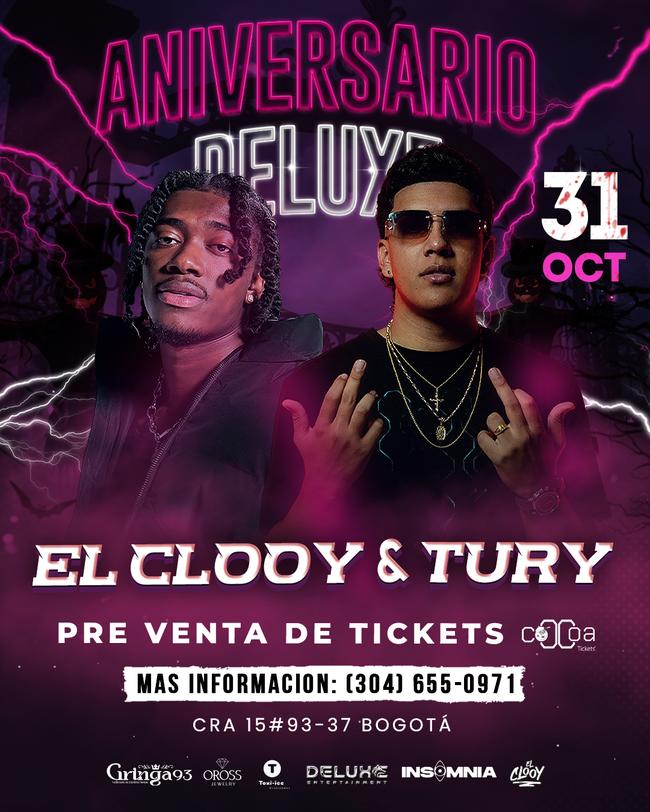 ANIVERSARIO DELUXE JUNTO A ELCLOOY Y TURY
