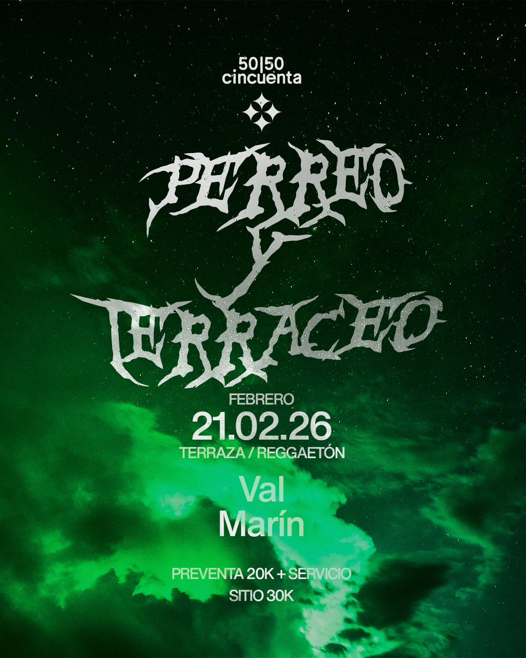 Perreo y Terraceo | Sab 21 Feb | Terraza