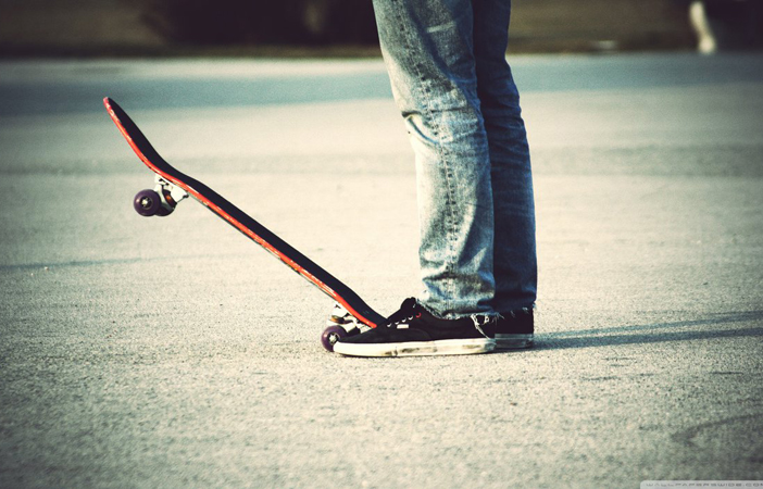 Skateboarder Skate Park