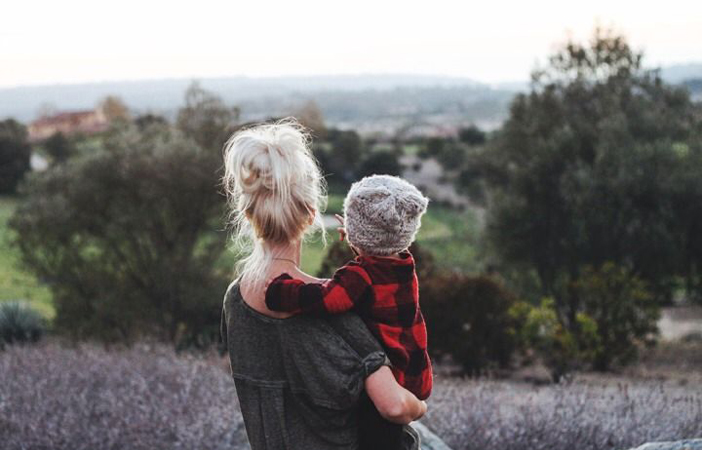 Camping Mother Child