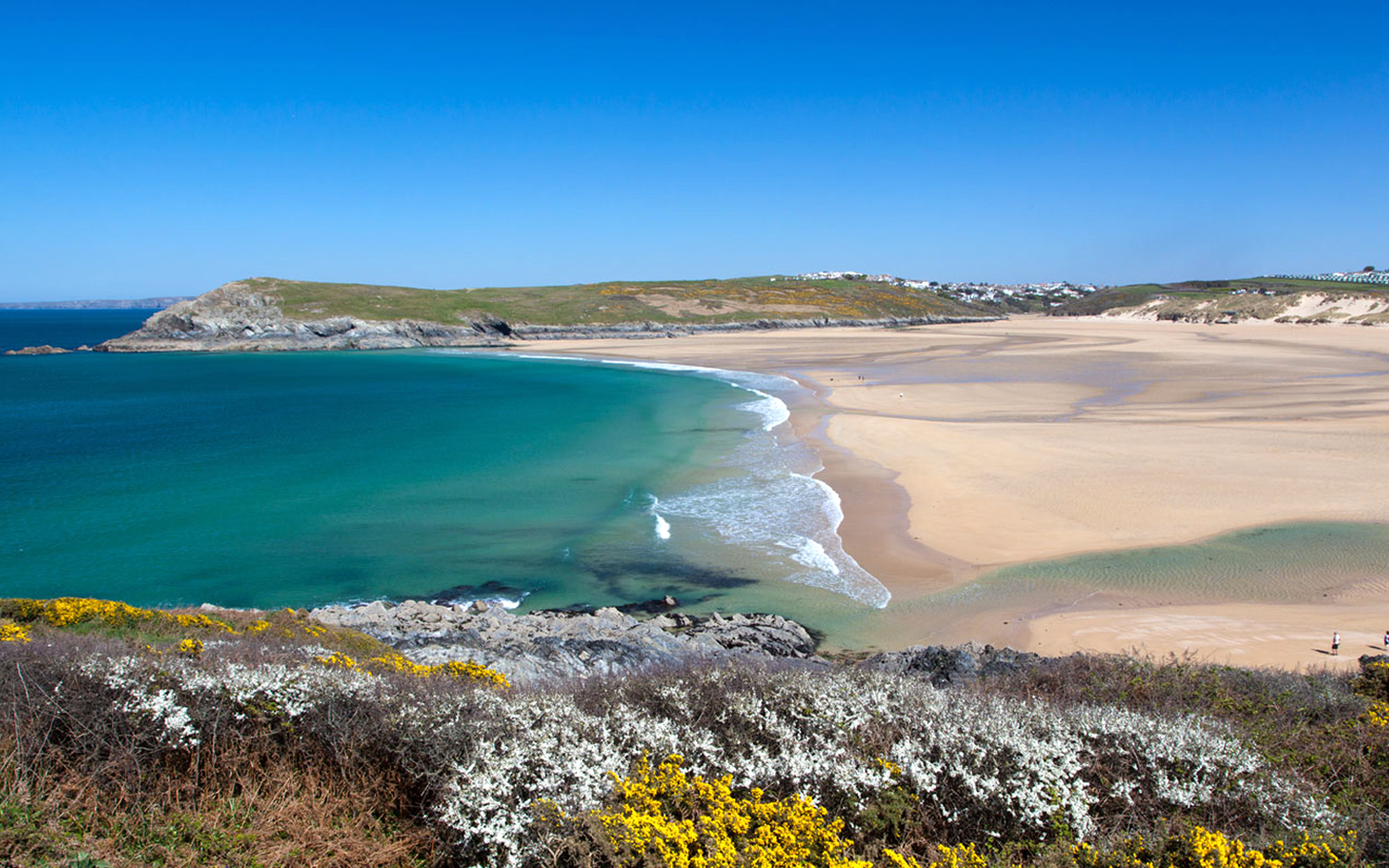 Crantock Beach Newquay P cornwalls.co.uk