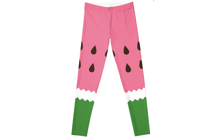 Red Bubble Watermelon Leggings