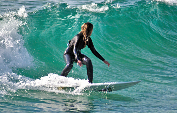 Surfing Woman João Trindade
