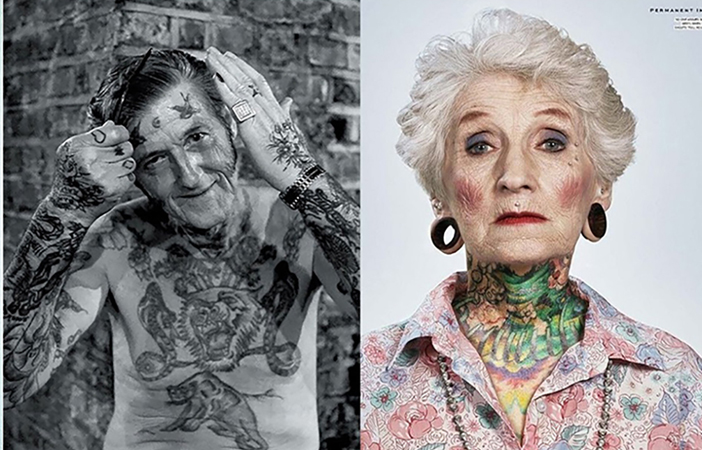 Tattoos When Old