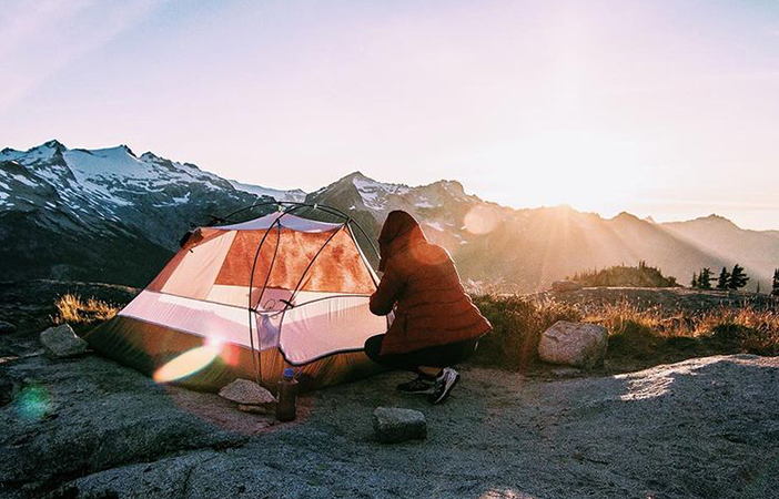 Tent Camping Mountains @BRADLEYCASTANEDA