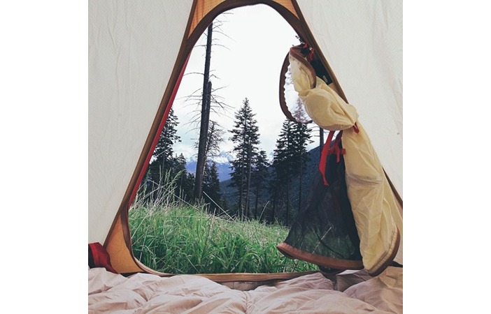 Tent Camping Mountains P Pinterest