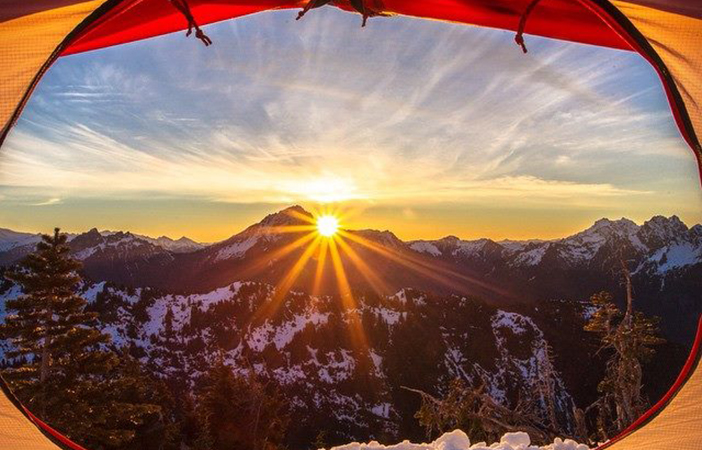 Tent Door View Camping