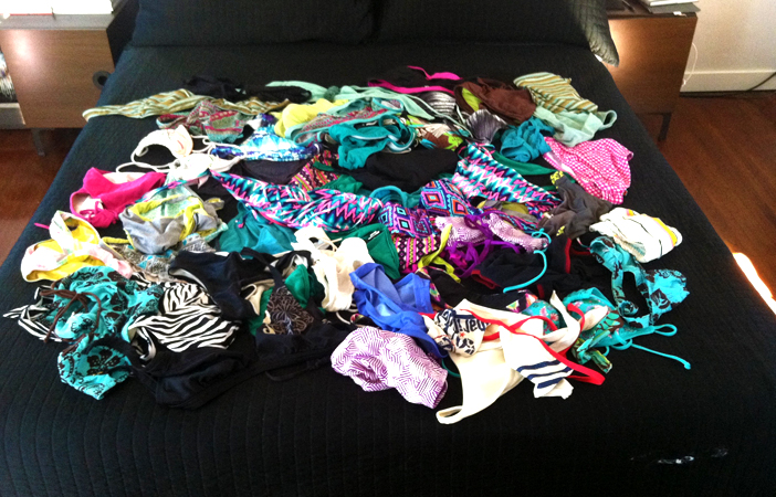 Bikinis Pile