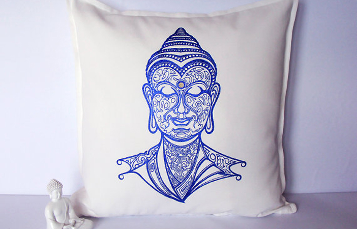 Buddha Pillow artmonydesigns