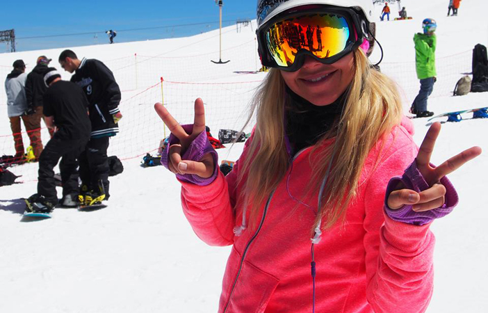 Girlie Camps Snowboarding Laax