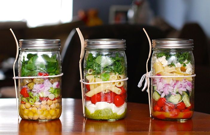 Jam Jar Salad Huffington Post