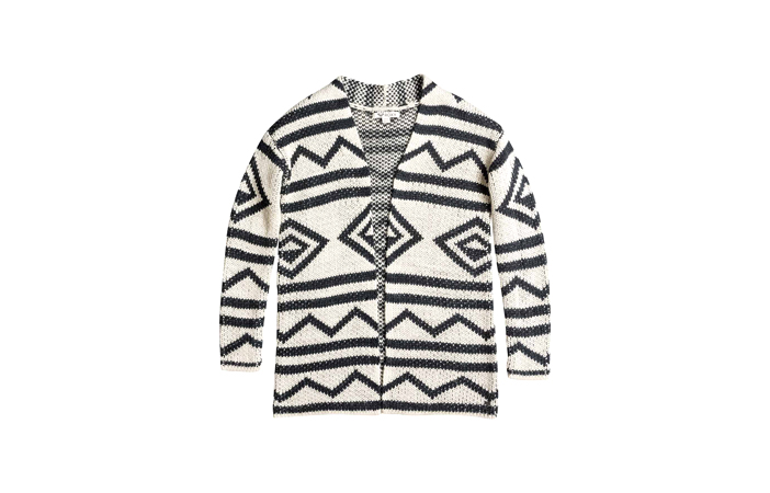 Roxy Karid Monochrome Knit Cardigan