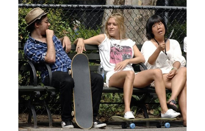 Chloe Sevigny skateboard Pic: saltypeaks