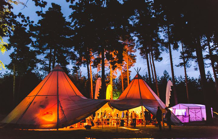 Wedding fetival tent pic: Cool Yurts