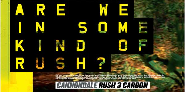 Bike Test: The Cannondale Rush Bike Test: The Cannondale Rush