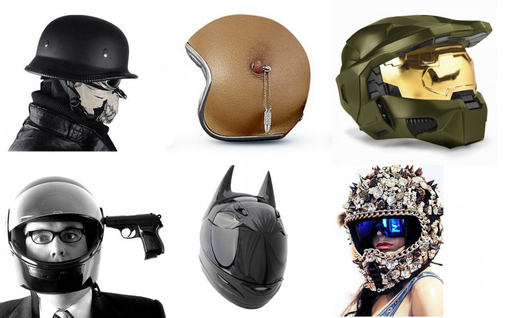 Weird Helmets