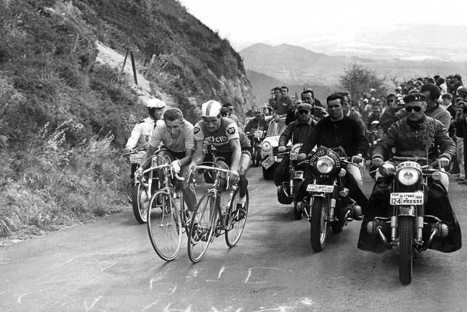 Jacques Anquetil in a definite Tour hall of famer, but he didn't mind a bit of rule bending either