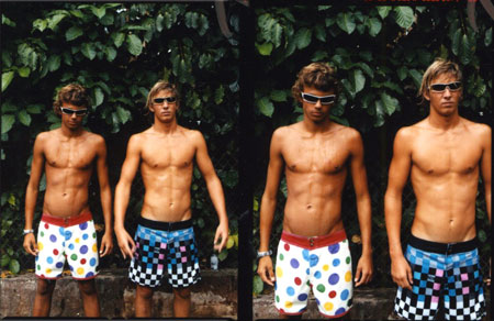 So eighties! Quiksilver's Echo Beach range. Photo: Steel Closet