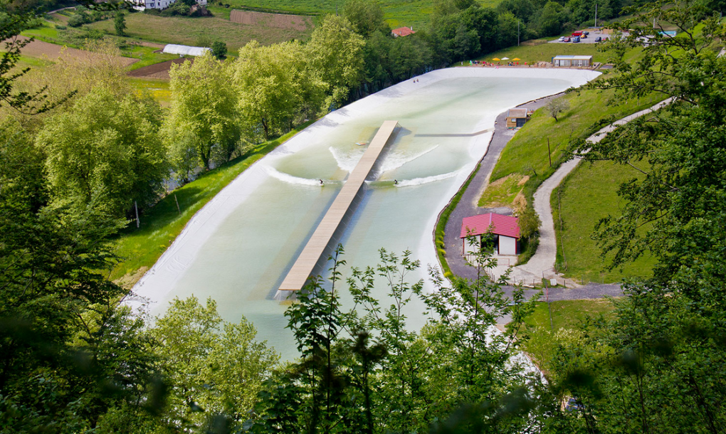 Computer generated view of Surf Snowdonia from above. Photo: Surf Snowdonia