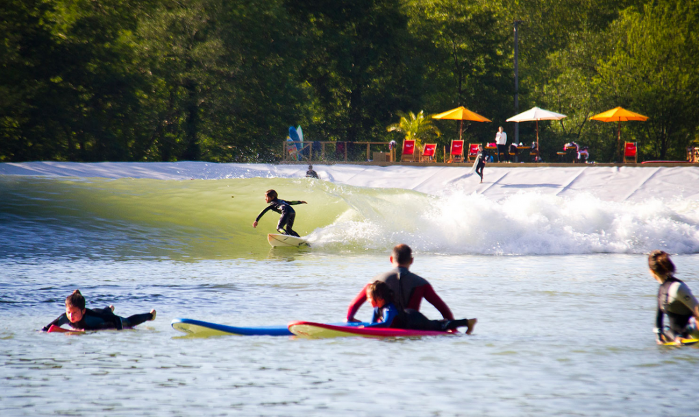 There will be seperate zones for kooks, intermediates and ripping pros. Photo: Surf Snowdonia