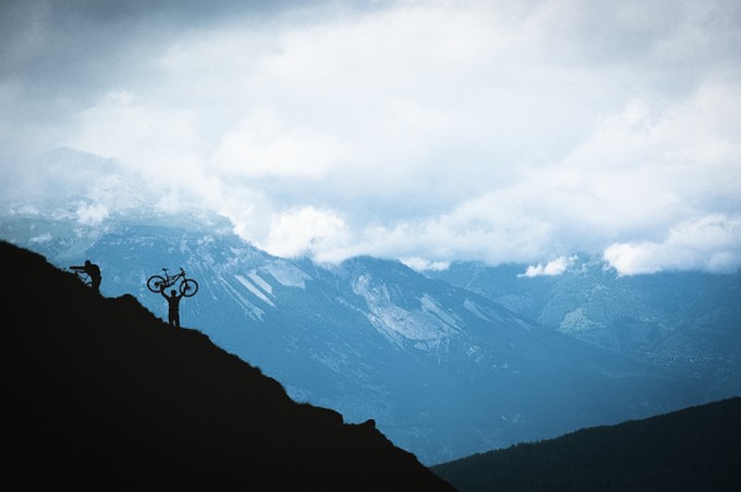 An epic bike hike. Photo: Cal Jelly