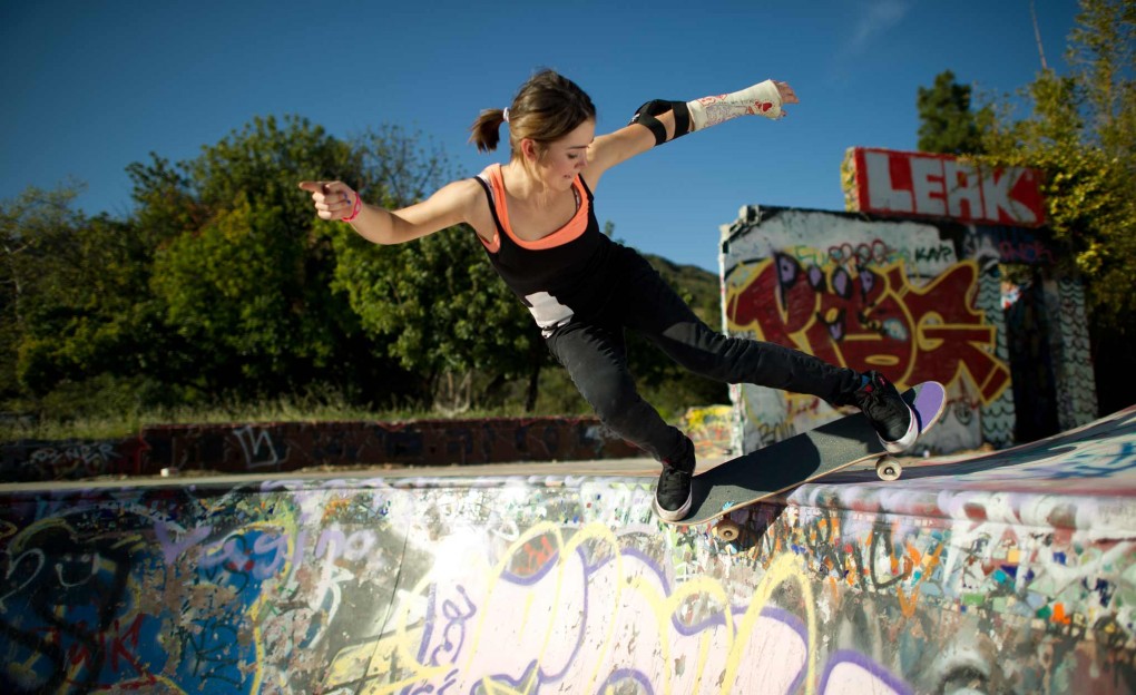 Amelia Brodka pushing boundaries for women's skateboarding. Photo: ESPN