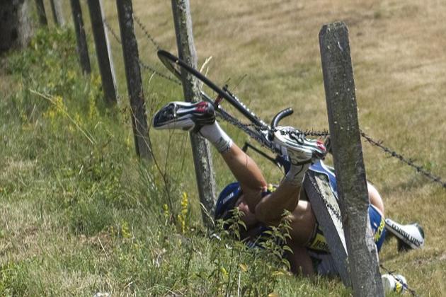 Tour de France crash brutal savage chaos photos photographs 7