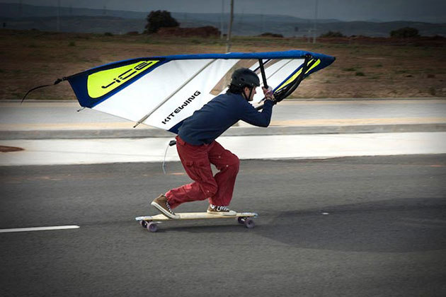 KiteWing-Wind-longboard