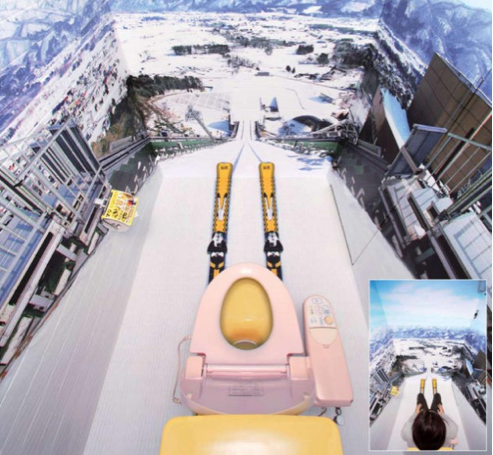 Crazy-Toilet-Ski-Jump