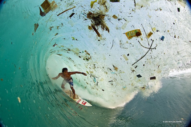 Credit: Zak/Noyle. Litter off the coast of Java, Indonesia